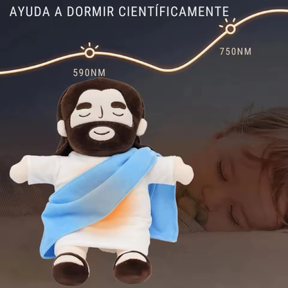 Peluche Calmante de Jesús con Respiración
