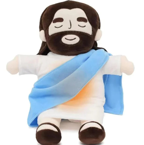 Peluche Calmante de Jesús con Respiración